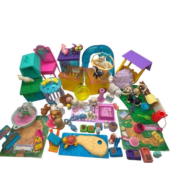 Vtg 90s Kenner LPS Littlest Pet Shop 1993 90s LOT - Picture 1 of 16